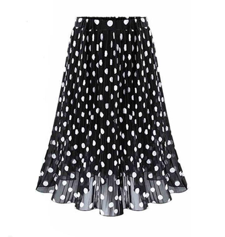 Jupe à best sale pois année 50