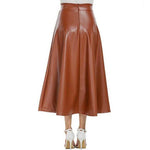 Jupe cuir vintage