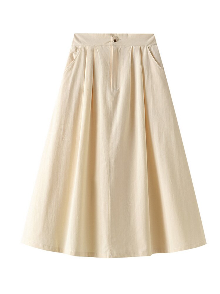 Jupe longue vintage taille haute best sale