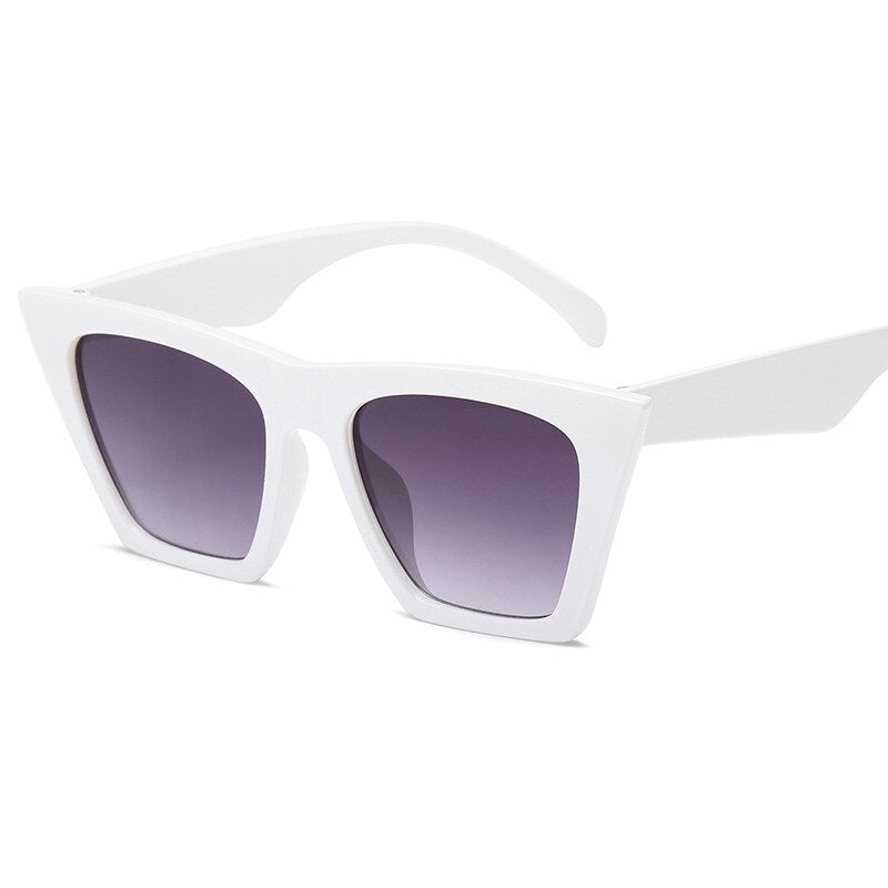 Lunette de soleil blanche outlet