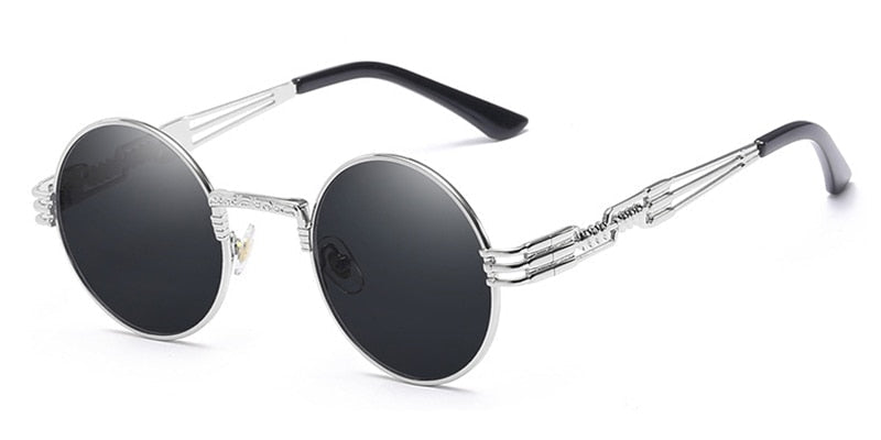 Lunette de soleil ronde retro clearance