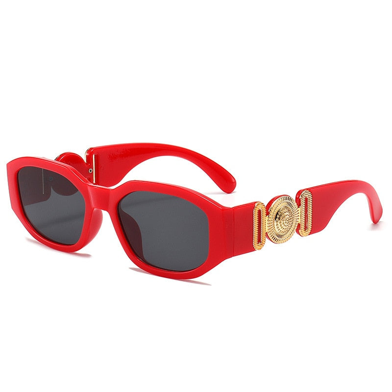 Lunette de soleil femme rouge sales