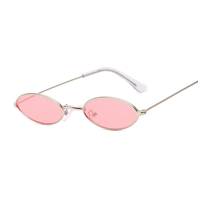 Lunettes De Soleil Ovales Vintage UV400 - Verres Incassables, Monture Plastique, Pour Moto, Vélo, Sport - 2