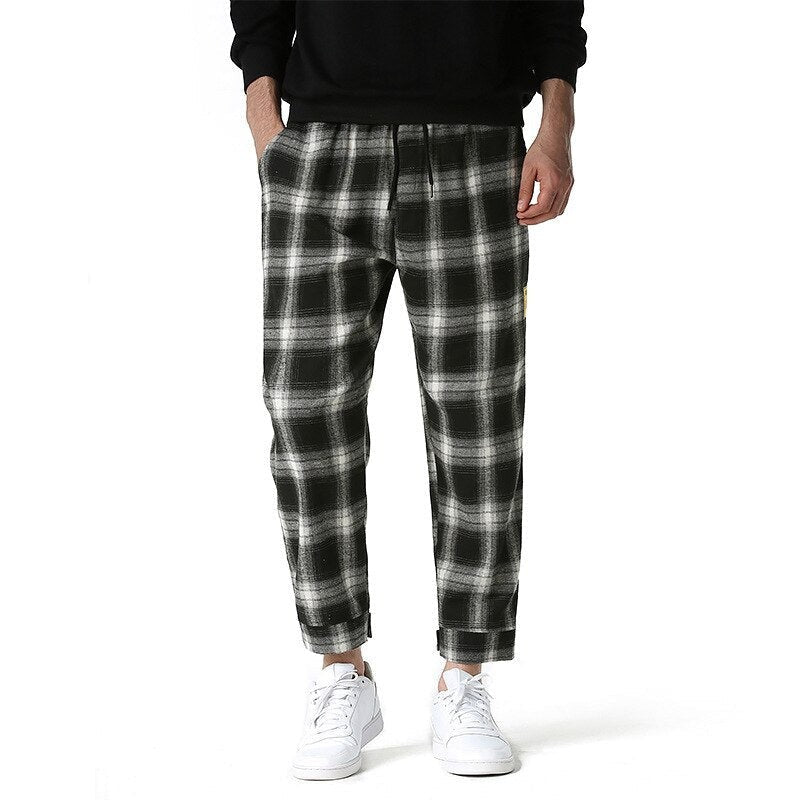 Pantalon à carreaux on sale homme