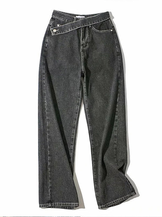 Pantalon Jean Vintage Femme Noir