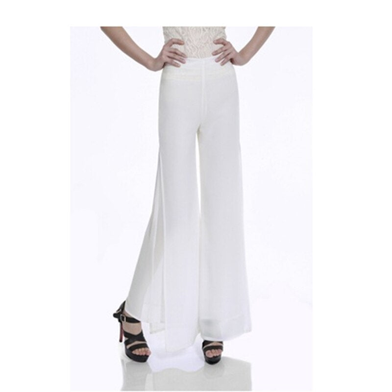 Pantalon Vintage Blanc Femme