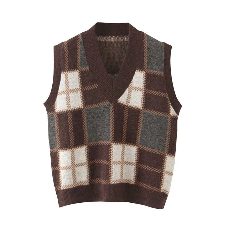 Pull sans manche homme discount vintage