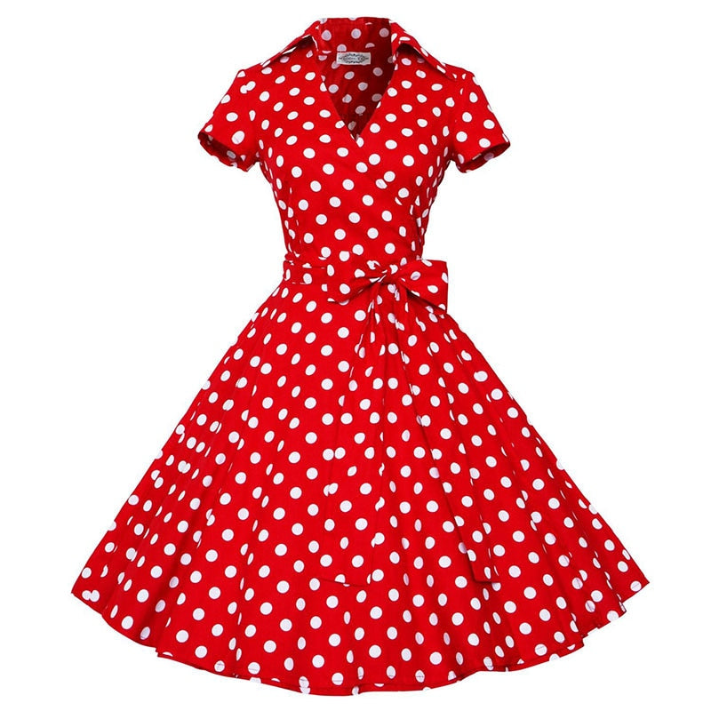 Robe A Pois Ann e 60 Vintage Nation