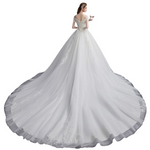 Robe De Mariée Princesse Avec Traîne Et Voile