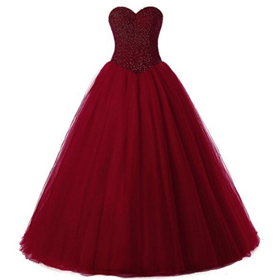 Robe De Mariée Princesse Rouge Volumineuse - Vintage Nation