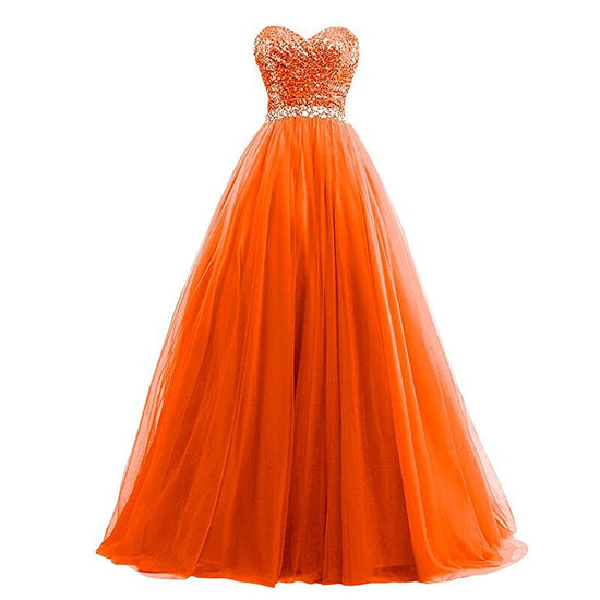 Robe De Princesse Orange