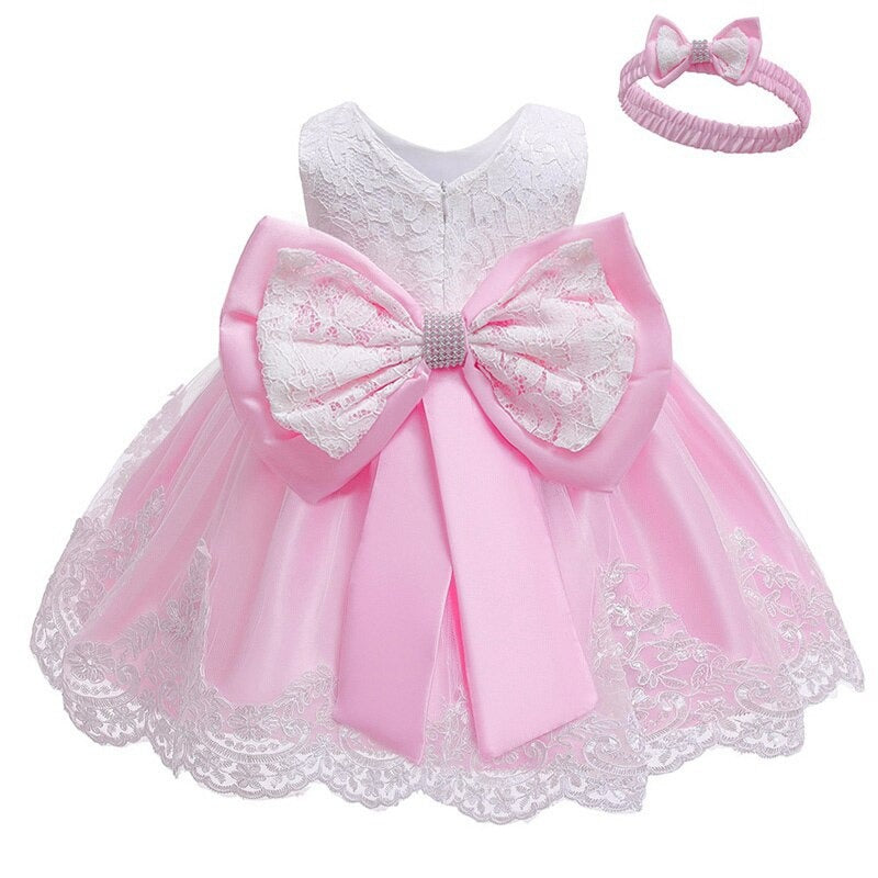 Robe De Princesse Rose Bebe