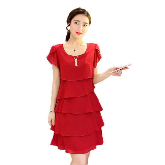Robe Fille Rouge Style Année 30