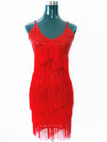 Robe Longue Rouge Année 20