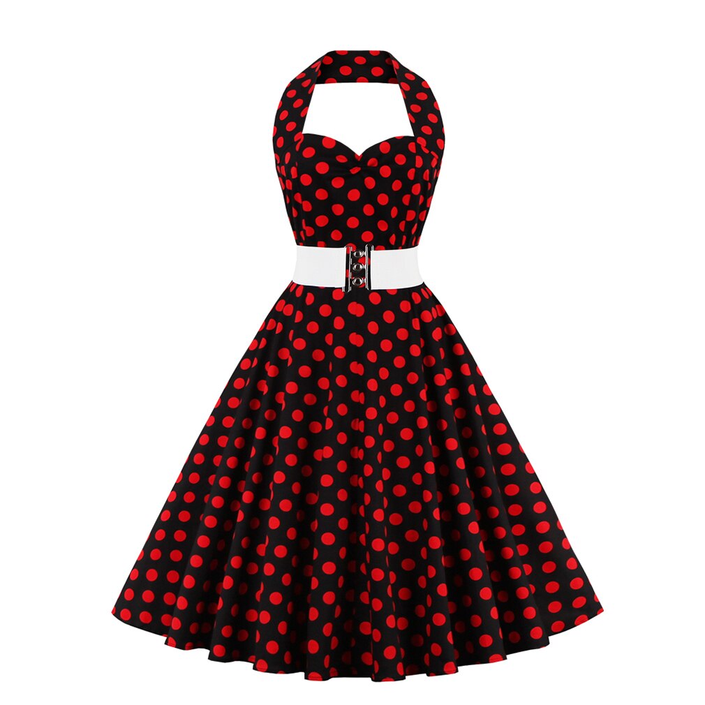 AXOE Robe Vintage Années 50 60 Coton Élégante Pour Cocktail Mariage Invitée