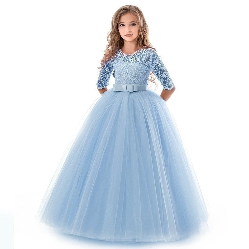 Robes De Princesses Petites Filles Vintage Nation