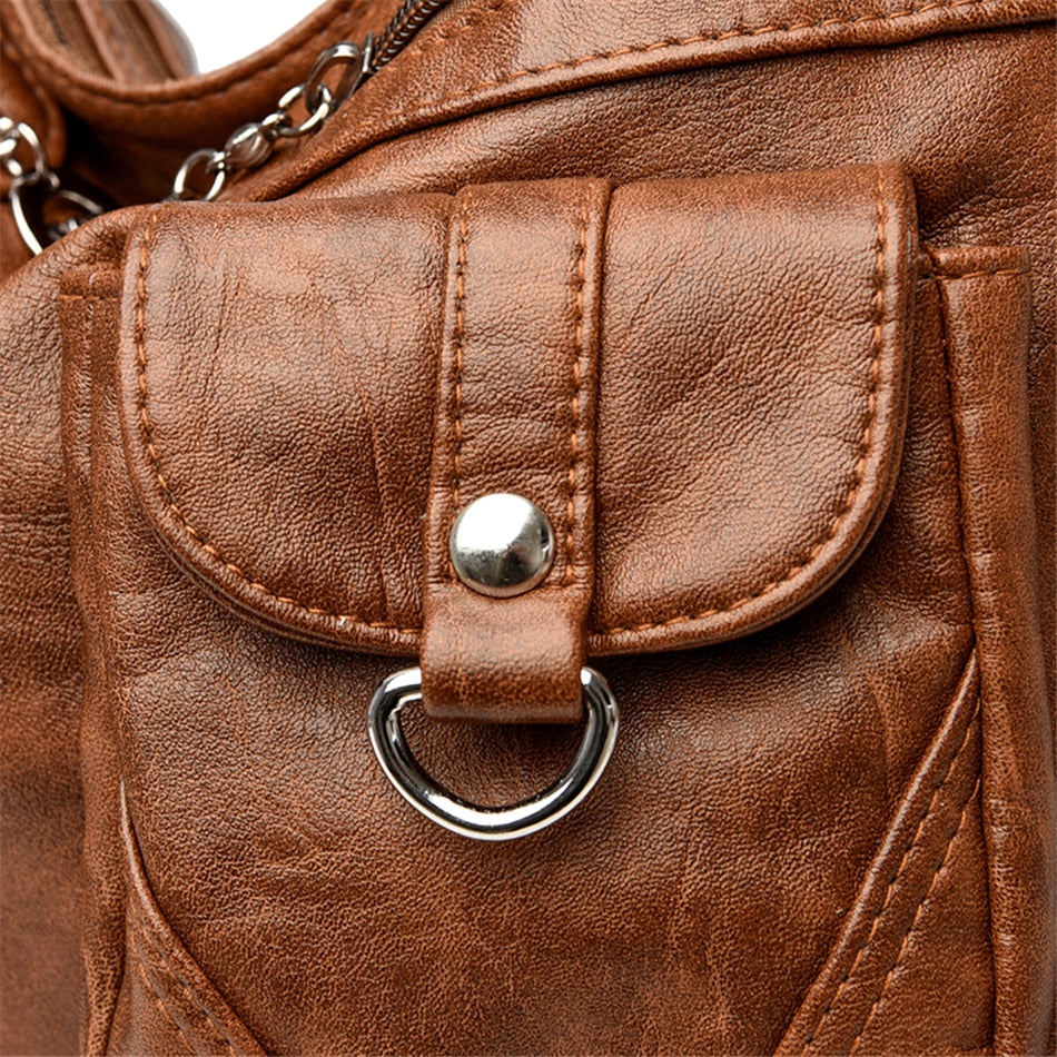 Sac a main cuir vintage femme Vintage Nation