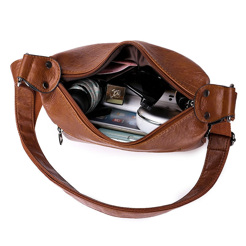 Sac marron vintage on sale