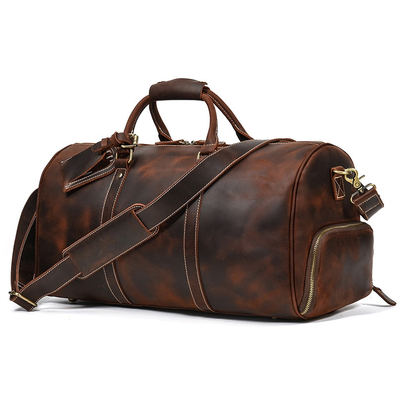 Sac de sport vintage cuir discount