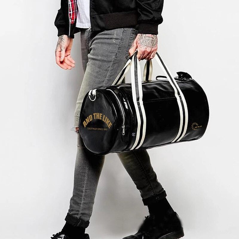 Sac De Sport Cuir Homme Vintage Vintage Nation