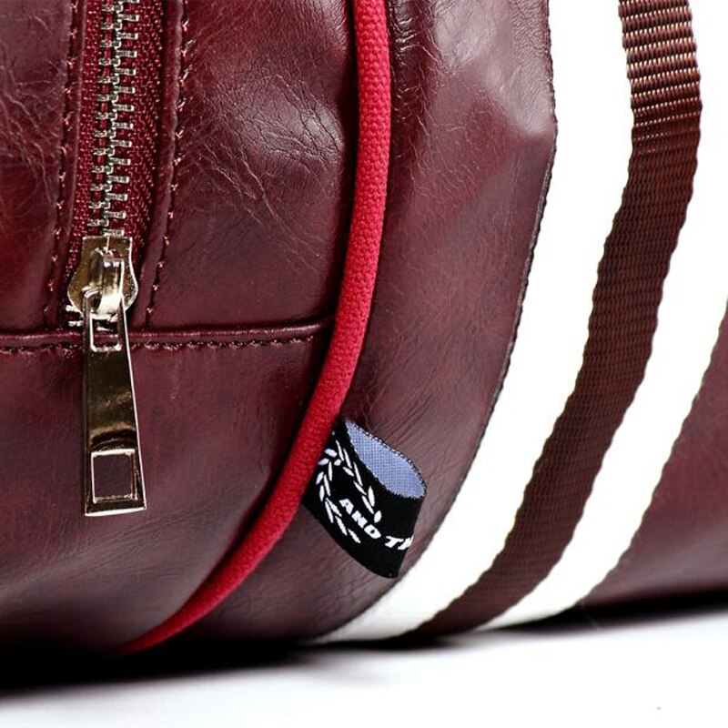Sac de sport vintage cuir sale