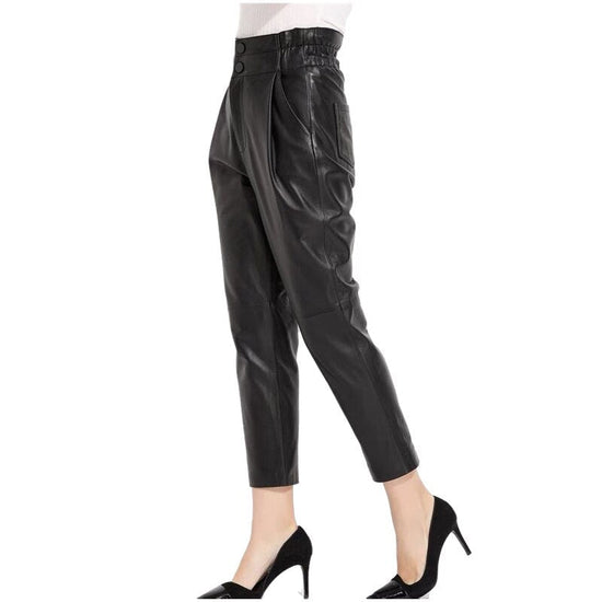 Style mode vintage femme pantalon noir