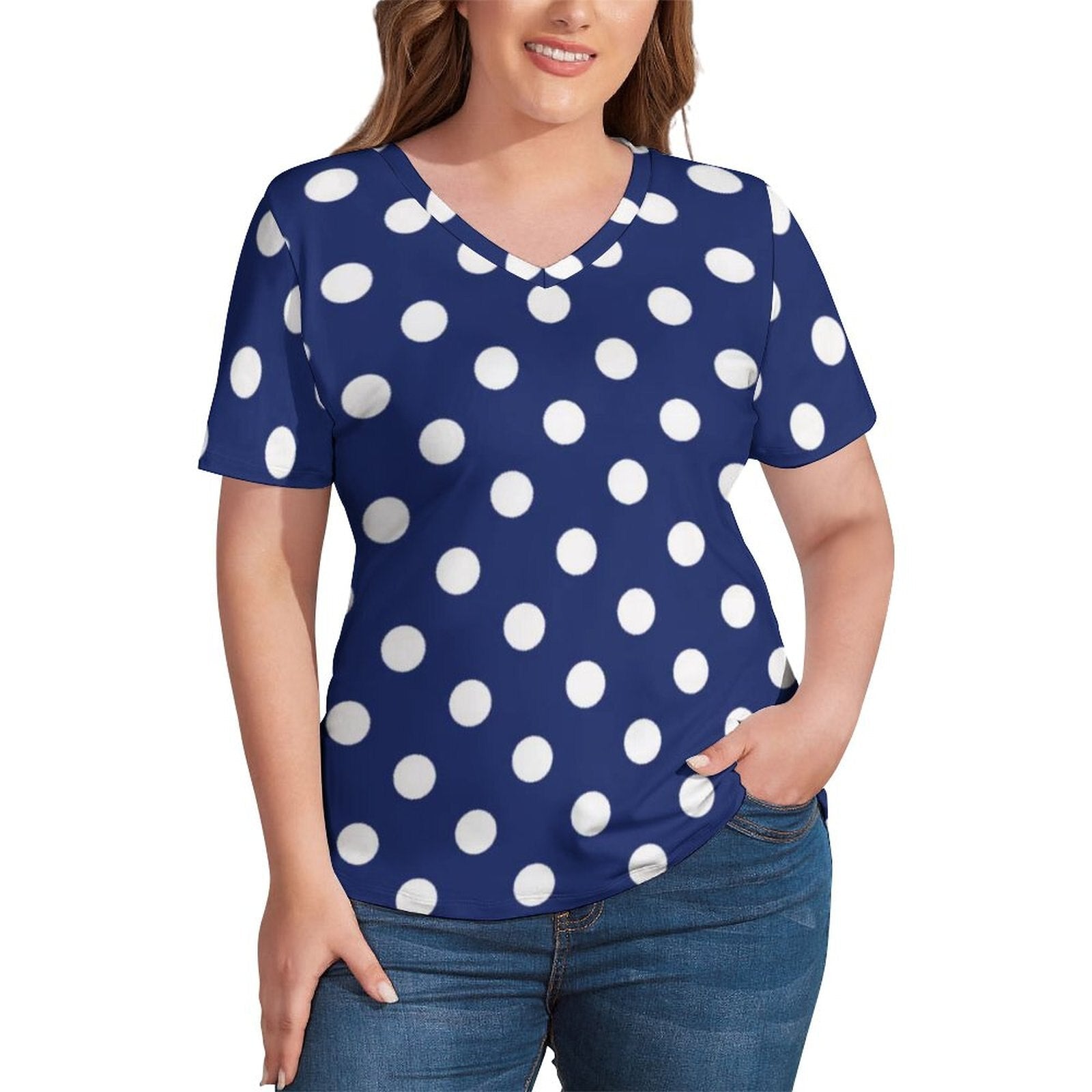 Magliette a clearance pois