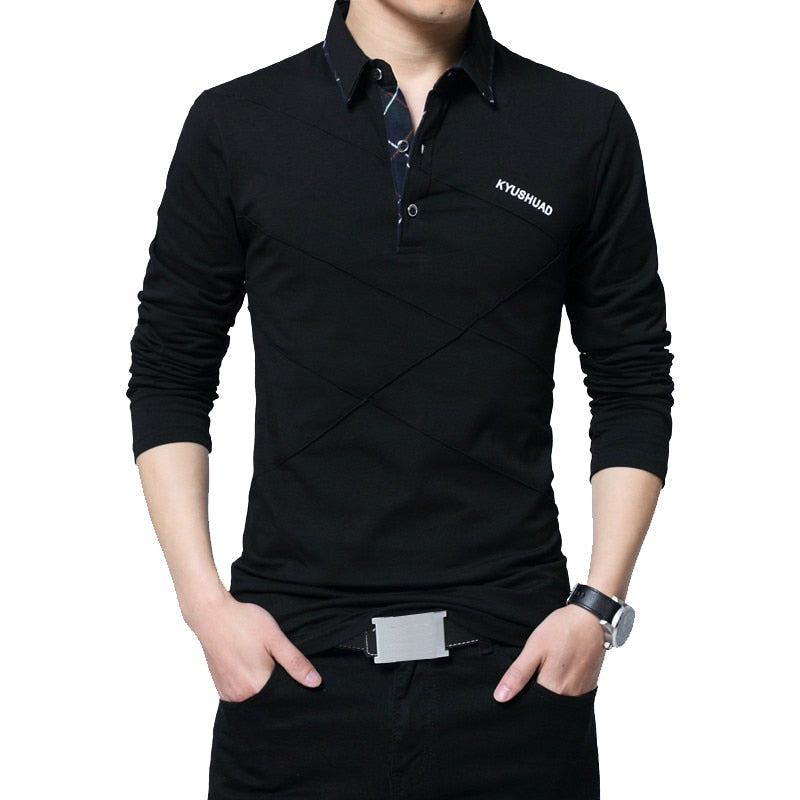 T shirt avec col homme vintage Vintage Nation