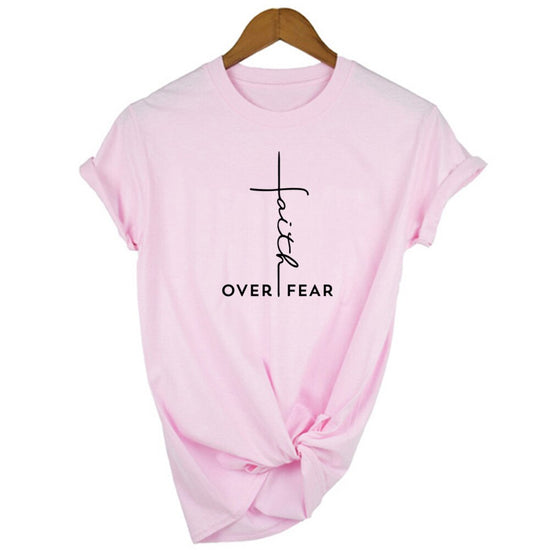 T-shirt blanc col rond vintage femme