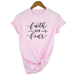 T-shirt blanc col rond vintage femme