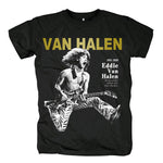 T-shirt guitariste vintage homme