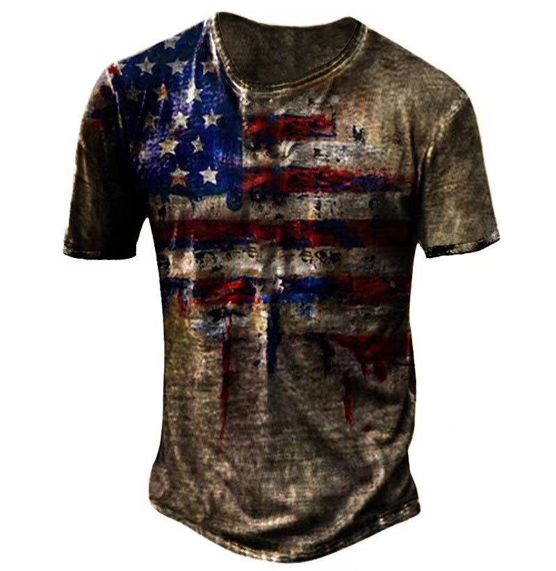 T shirt homme American vintage Vintage Nation