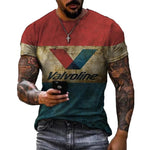 T-shirt raz du cou vintage homme