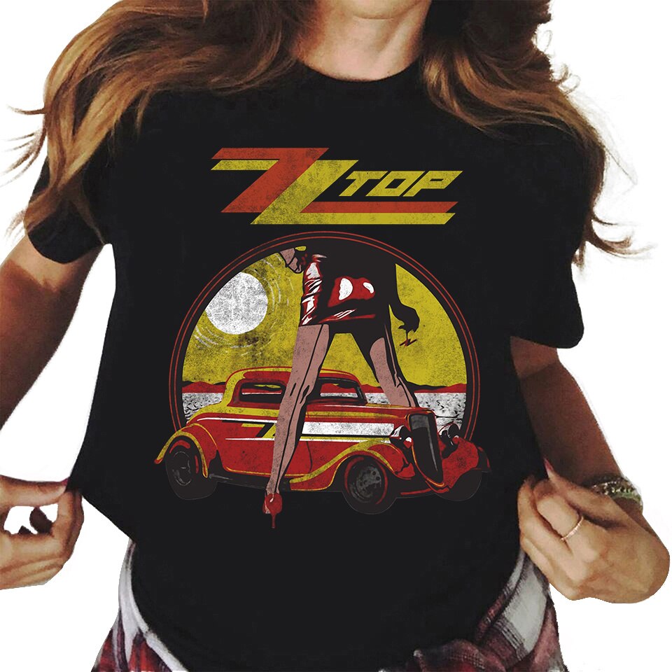 T shirt Rock n roll Vintage Femme