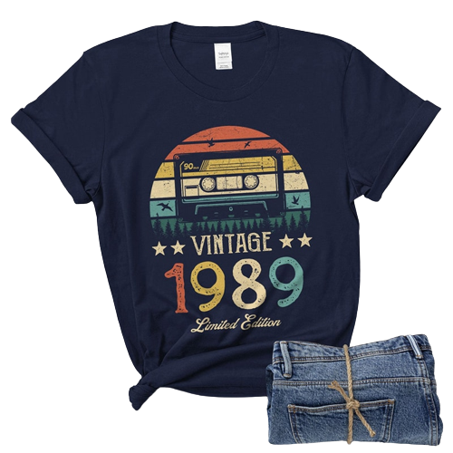 T Shirt Vintage 1989 Femme