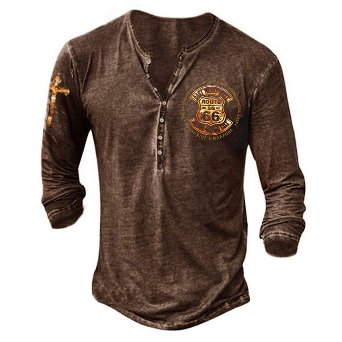 T shirt manche longue moto sales