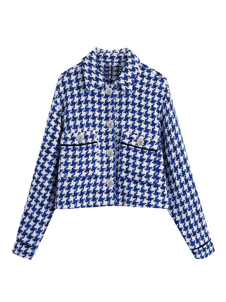 Veste a carreaux femme vintage Vintage Nation
