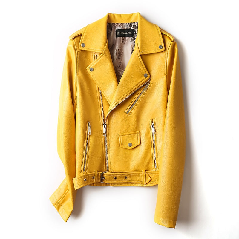 Veste moto femme discount vintage