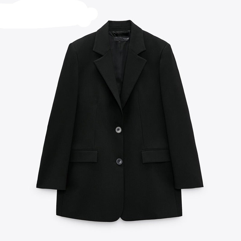 Haut Vintage Femme Noir Taille 46/48 - Manches Longues, Neuf Sans étiquette, En Polyester